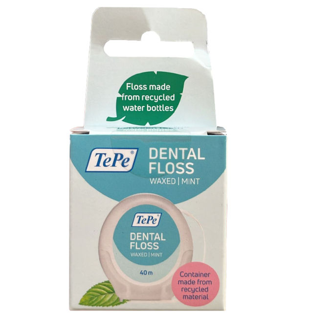 Tepe Dental Tape Waxed Mint - Mumlu Diş İpi 40m - 1