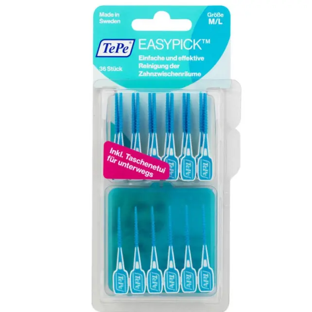Tepe Easypick - Plastik Diş Arası Temizleme Mavi M/L - 1