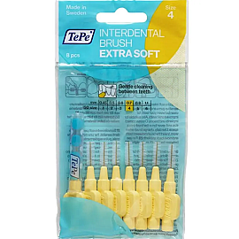 Tepe Extra Soft Arayüz Fırçası 0.7 Mm Sarı 8 Adet - Tepe