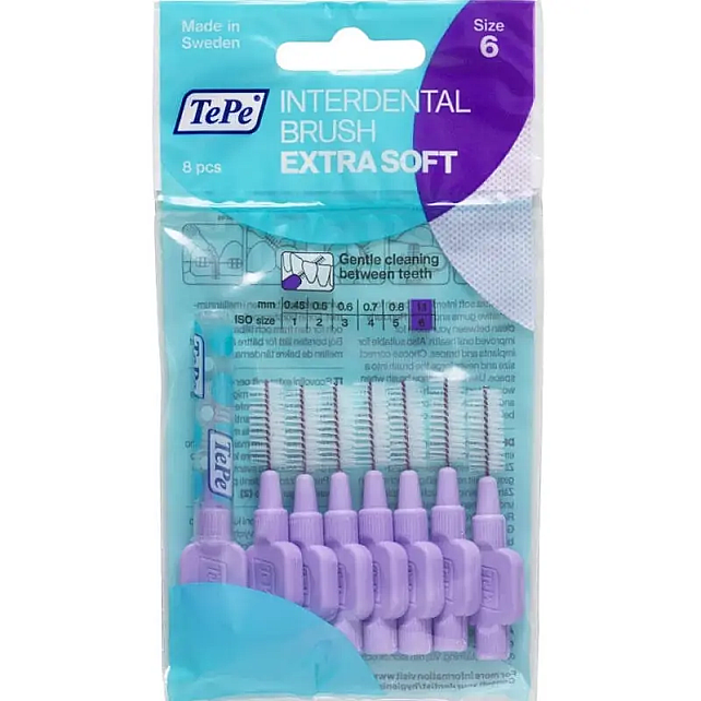 Tepe Extra Soft Arayüz Fırçası 1.1 Mm Mor