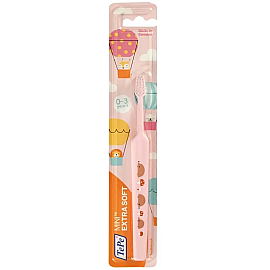 Tepe Mini Extra Soft - Bebek Diş Fırçası 0-3 Yaş Açık Pembe - Tepe