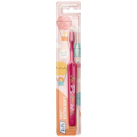 Tepe Mini Extra Soft - Bebek Diş Fırçası 0-3 Yaş Pembe - Tepe