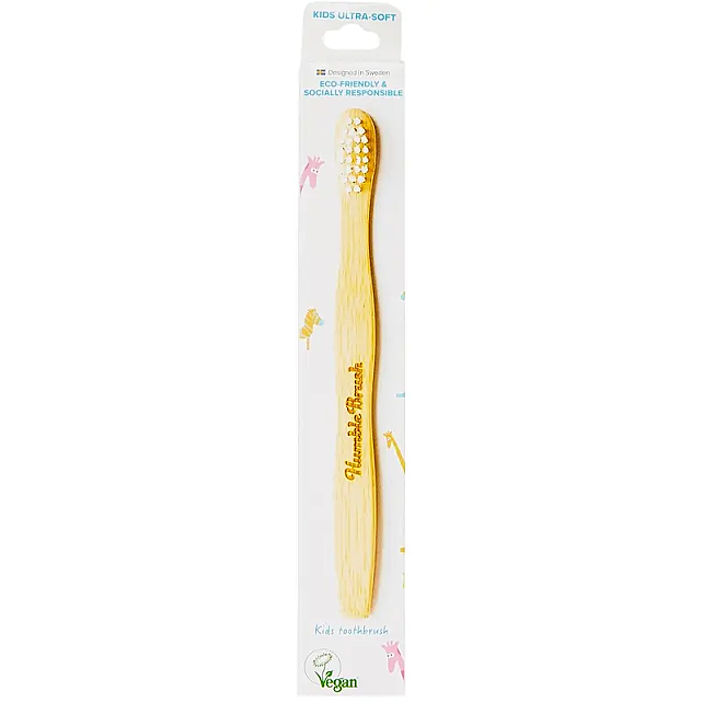 The Humble Co. %100 Doğal Bambu Çocuklar İçin Diş Fırçası Ekstra YumuşaKod: Beyaz - 1