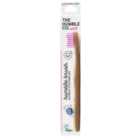 The Humble Co. %100 Doğal Bambu Kids Çocuklar için Diş Fırçası Ekstra Yumuşak - Lila - THE HUMBLE CO.