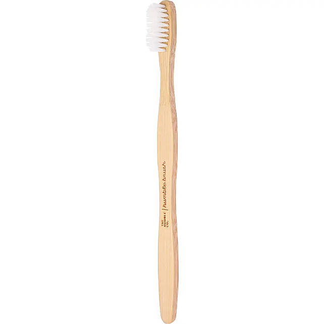 The Humble Co. %100 Doğal Bambu Yetişkin İçin Diş Fırçası Soft - Beyaz - 3