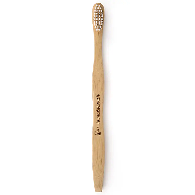 The Humble Co. %100 Doğal Bambu Yetişkin İçin Diş Fırçası Soft - Beyaz - 4