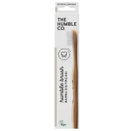 The Humble Co. %100 Doğal Bambu Yetişkin için Diş Fırçası Soft - Beyaz - 1