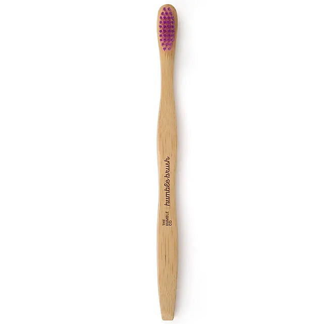 The Humble Co. %100 Doğal Bambu Yetişkin İçin Diş Fırçası Soft - Lila - 3