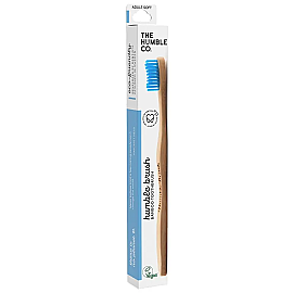 The Humble Co. %100 Doğal Bambu Yetişkin İçin Diş Fırçası Soft - Mavi - 2