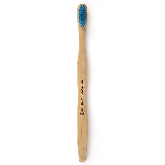 The Humble Co. %100 Doğal Bambu Yetişkin İçin Diş Fırçası Soft - Mavi - 3
