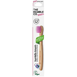 The Humble Co Baby - Bambu Bebek Diş Fırçası Lila - The Humble Co.