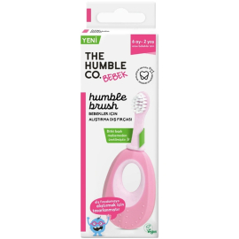 The Humble Co Baby - Bebekler İçin Alıştırma Diş Fırçası Pembe 6 Ay/ 2 Yaş - The Humble Co.