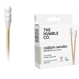 The Humble Co Cotton Swabs Bamboo - Pamuklu Çubuk Beyaz 100 Adet - 2