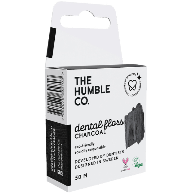 The Humble Co. Dental Floss - Organik Diş İpi 50 M Charcoal - 2