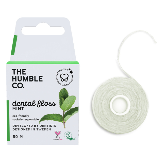 The Humble Co. Dental Floss - Organik Diş İpi 50 M Fresh Mint Nane - 3