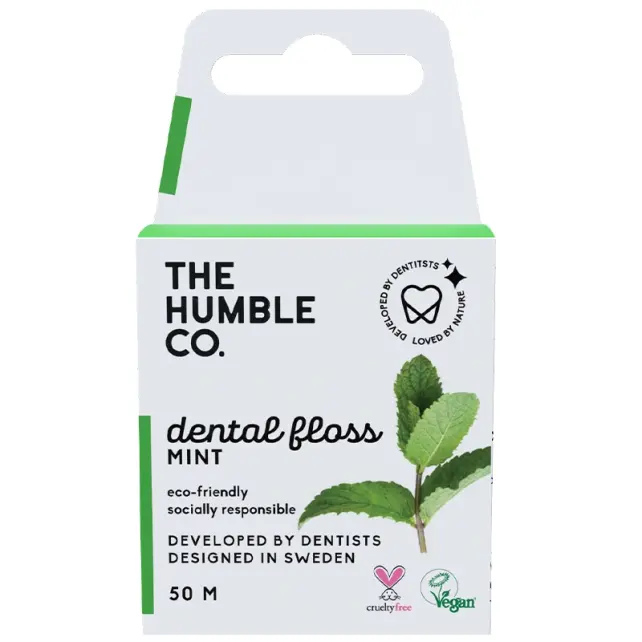 The Humble Co. Dental Floss - Organik Diş İpi 50 M Fresh Mint Nane - 1