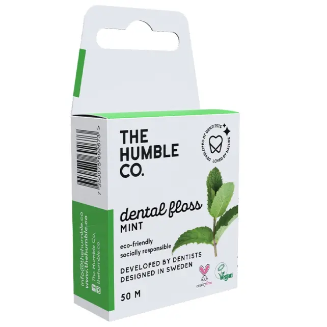 The Humble Co. Dental Floss - Organik Diş İpi 50 M Fresh Mint Nane - 2
