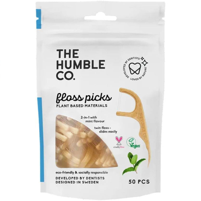 The Humble Co. Floss Picks Nane - Kürdanlı Diş İpi - 1