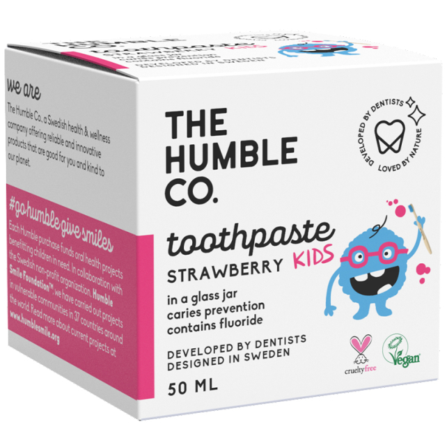 The Humble Co. Kids Çilekli Diş Macunu - Kavanoz 50 ml - 3