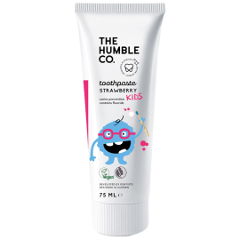 The Humble Co. Natural Toothpaste For Kids Strawberry Çocuklar için Diş Macunu 0-6 Yaş 75ml - THE HUMBLE CO.