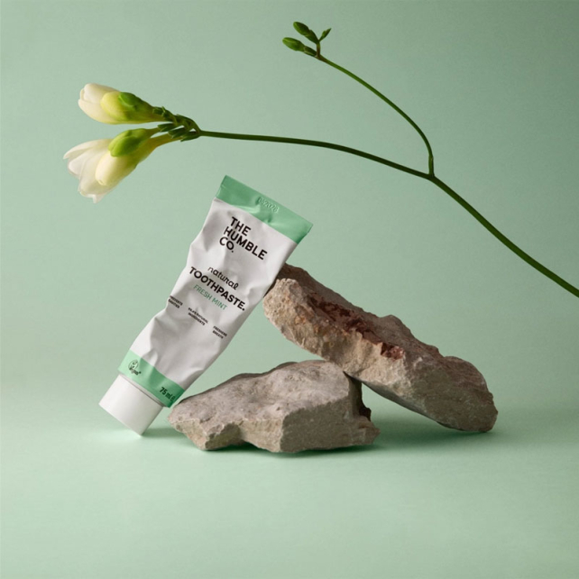 The Humble Co. Natural Toothpaste Fresh Mint Diş Macunu - Nane 75ml - 3