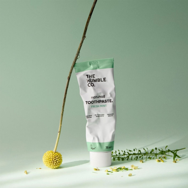 The Humble Co. Natural Toothpaste Fresh Mint Diş Macunu - Nane 75ml - 2