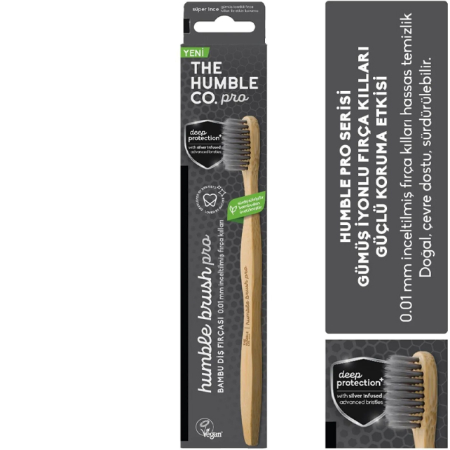 The Humble Co Pro Bambu Diş Fırçası Soft - Siyah - 2