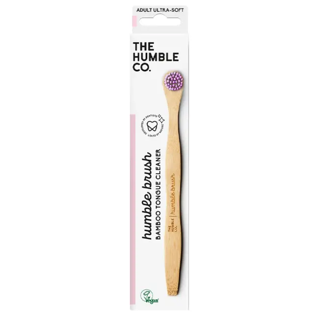 The Humble Co. Tongue Cleaner - Bambu Dil Temizleyici Lila - 1