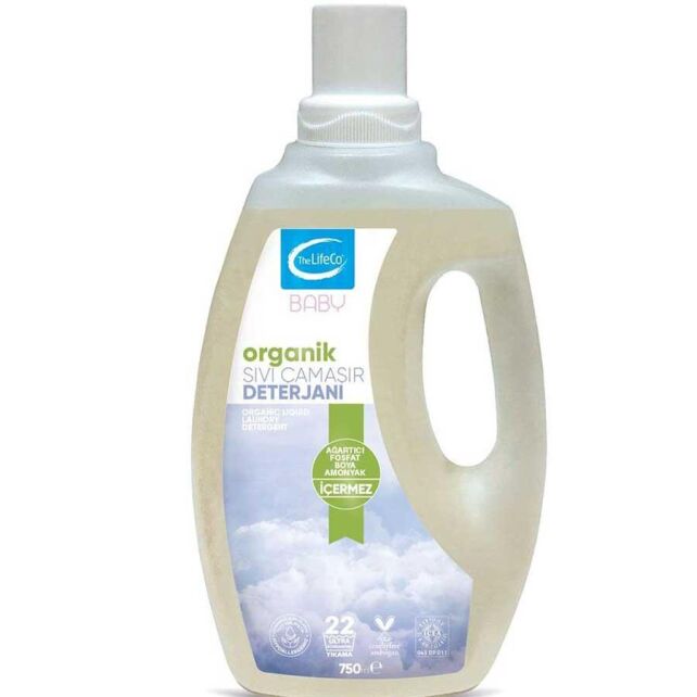 The Lifeco Baby Organik Sıvı Çamaşır Deterjanı 750ml The Lifeco Baby Organik Sıvı Çamaşır Deterjanı 750ml