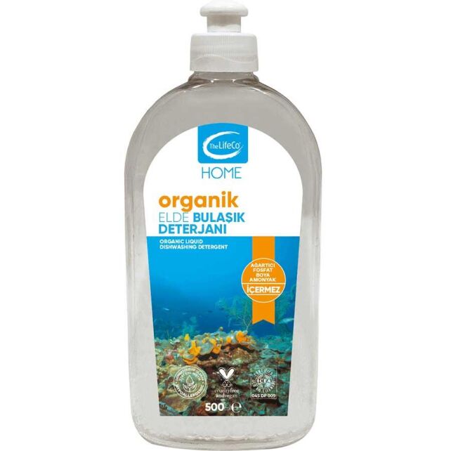 The Lifeco Home Organik Elde Bulaşık Deterjanı - Portakal 500ml The Lifeco Home Organik Elde Bulaşık Deterjanı - Portakal 500ml