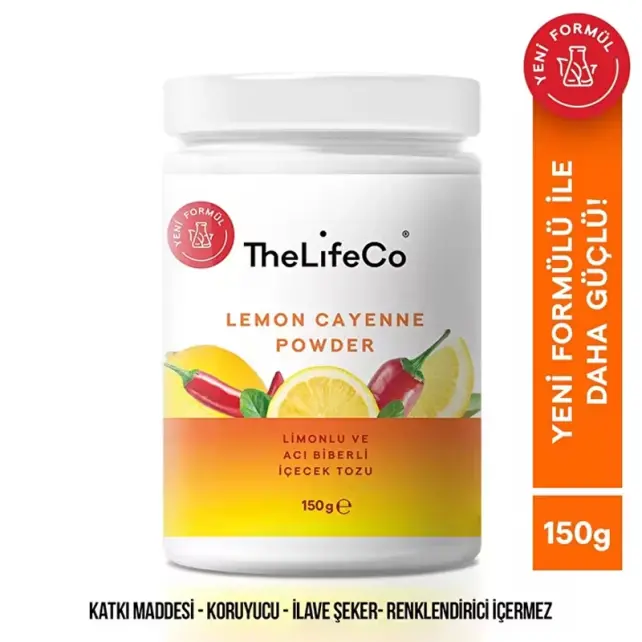 The Lifeco Limonlu ve Acı Biberli İçeçek Tozu 150gr - 2