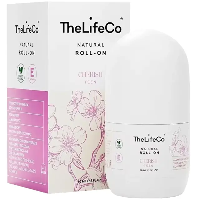 The Lifeco Natural Roll On Cherish - Kadın Deodorant 60ml - 1