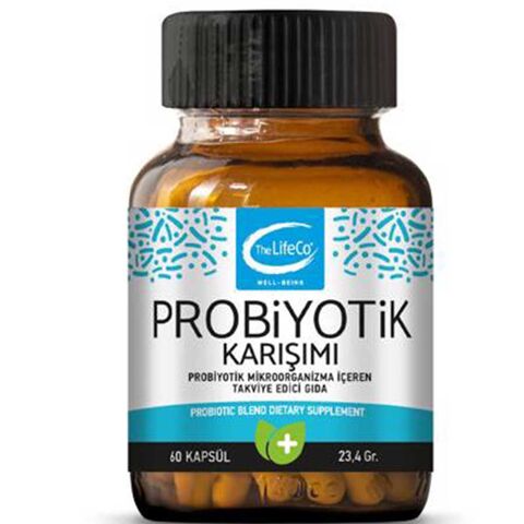 The Lifeco Probiyotik Karışımı Takviye Edici Gıda 60 Kapsül The Lifeco Probiyotik Karışımı Takviye Edici Gıda 60 Kapsül