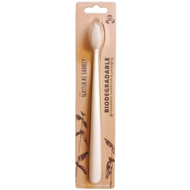 The Natural Family Co Toothpaste Soft Diş Fırçası - Beyaz - The Natural Family Co.