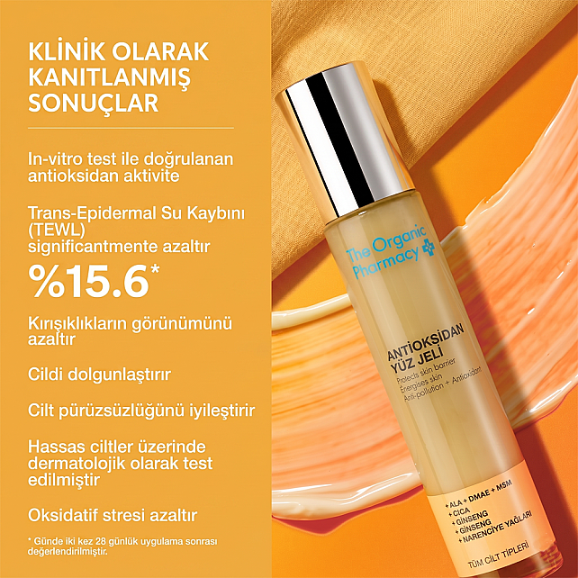 The Organic Pharmacy Antioxidant Face Gel - Antioksidan Etkili Yüz Jeli 35ml - 6