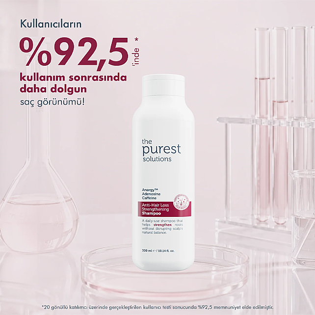 The Purest Solutions Anti-Hair Loss Strengthening Shampoo - Dökülme Karşıtı Saç Şampuanı 300ml - 4