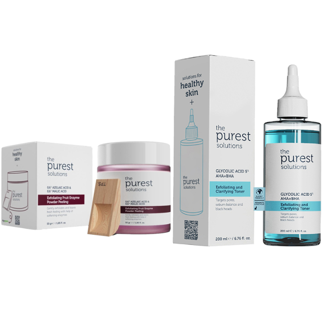 The Purest Solutions Arındırıcı ve Aydınlatıcı Gözenek Karşıtı Cilt Bakım Seti - 2