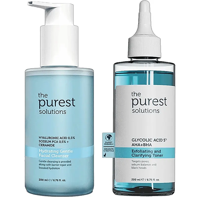 The Purest Solutions Arındırıcı ve Gözenek Karşıtı Bakım Seti - 1