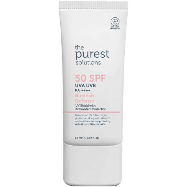 The Purest Solutions Blemish Defense Cream SPF 50+ Güneş Kremi 50ml - 1