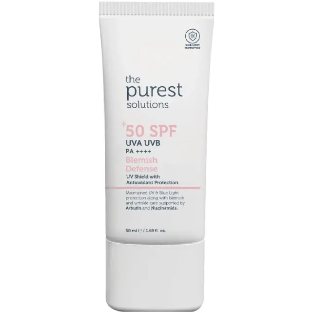 The Purest Solutions Blemish Defense Cream SPF 50+ Güneş Kremi 50ml - 1