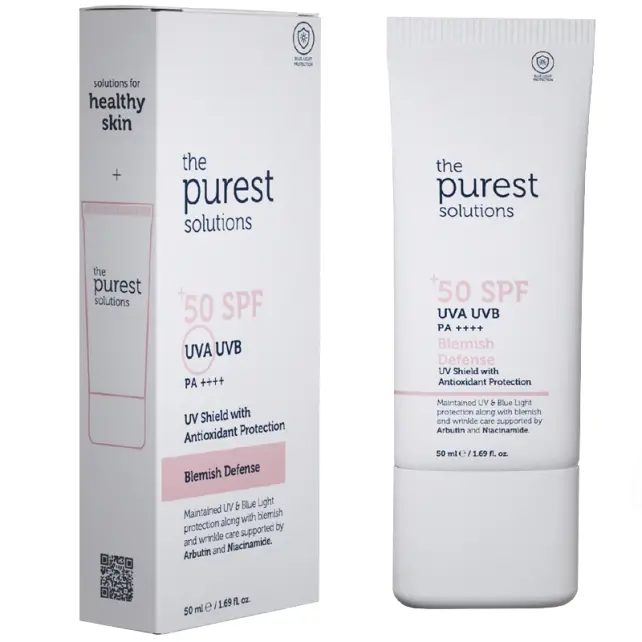 The Purest Solutions Blemish Defense Cream SPF 50+ Güneş Kremi 50ml - 2