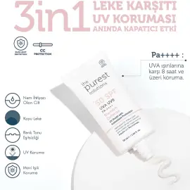 The Purest Solutions Blemish Defense Cream SPF 50+ Güneş Kremi 50ml - 5