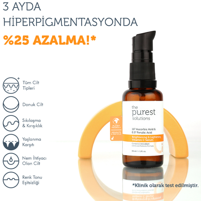 The Purest Solutions Brightening & Lightening Vitamin C Serum 30ml - 5