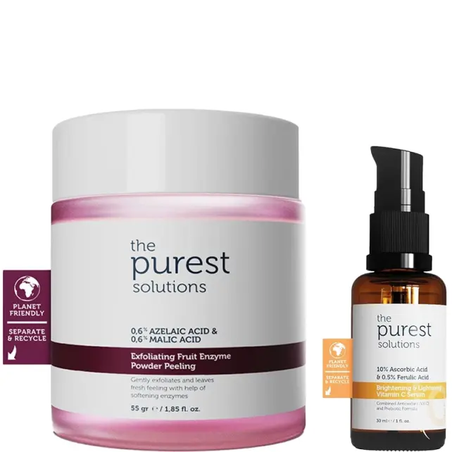 The Purest Solutions Canlandırıcı ve Aydınlatma Etkili Peeling İçeren Cilt Bakım Seti - 1