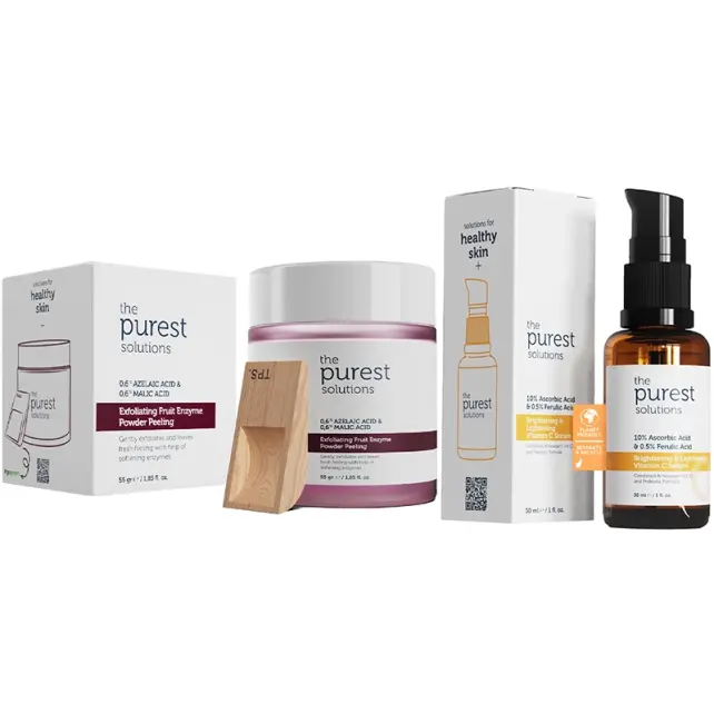 The Purest Solutions Canlandırıcı ve Aydınlatma Etkili Peeling İçeren Cilt Bakım Seti - 2
