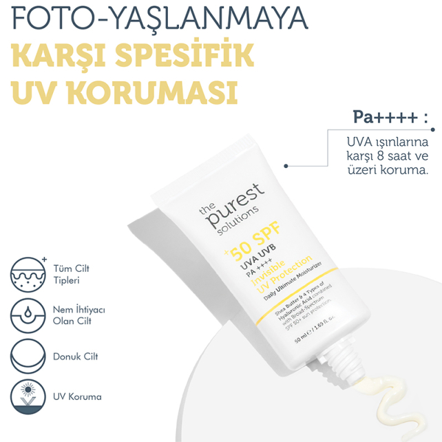 The Purest Solutions Cilt Tonu Eşitleyici Peeling ve SPF+50 Güneş Koruyucu - 8