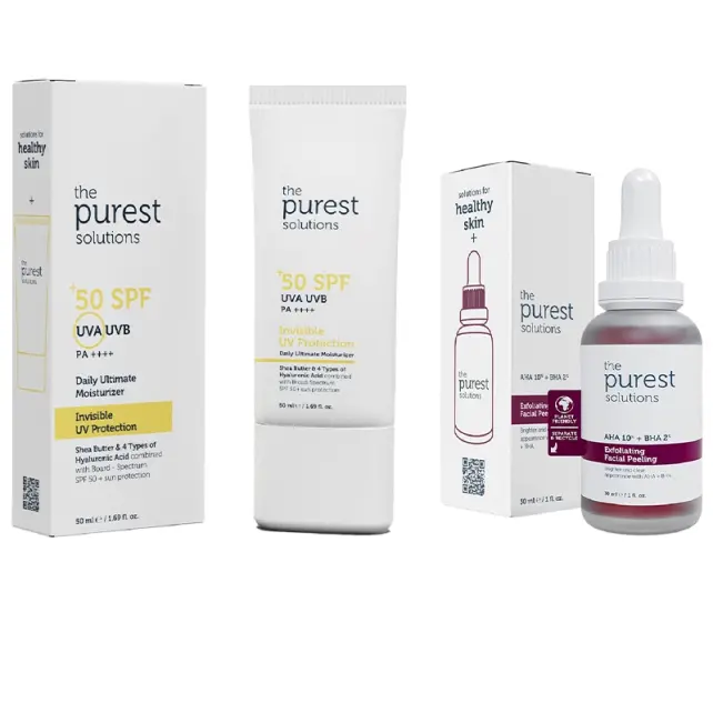 The Purest Solutions Cilt Tonu Eşitleyici Peeling ve SPF+50 Güneş Koruyucu - 2