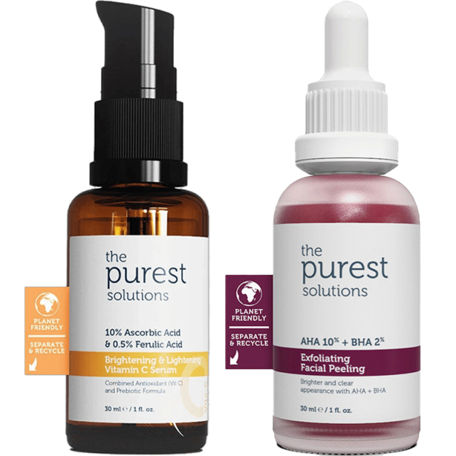 The Purest Solutions Cilt Tonu Eşitleyici ve Canlandırıcı Bakım Seti - 1