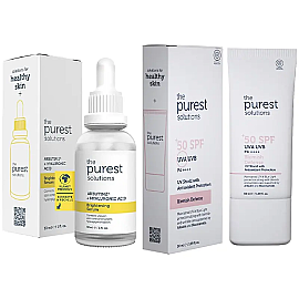 The Purest Solutions Cilt Tonu Eşitleyici ve Güneş Koruma Etkili Bakım Seti - 2
