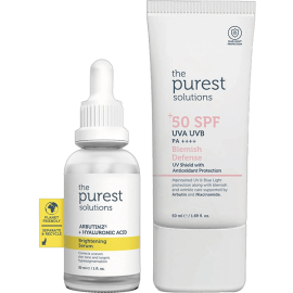 The Purest Solutions Cilt Tonu Eşitleyici ve Güneş Koruma Etkili Bakım Seti - The Purest Solutions